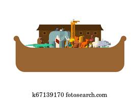 Noah Clip Art EPS Bilder. 175 noah Clip Art Vektor Illustrationen von