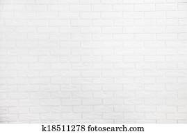 White brick wall White brick wall
