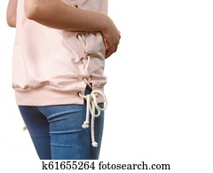 Woman wearing casual outfit