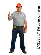 Isolated manual worker