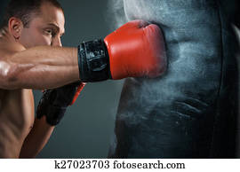 Young Boxer boxing Young Boxer boxing