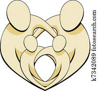 Family Love Illustration