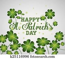St patricks day design, vector illustration. St patricks day design, vector illustration.