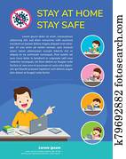 stay at home stay safe for children stay at home stay safe for children
