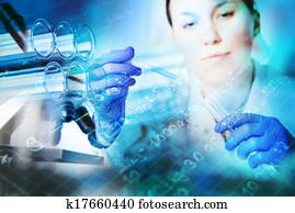 Test tubes closeup, medical glassware Test tubes closeup, medical glassware