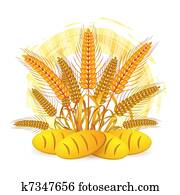 Wheat ears Wheat ears