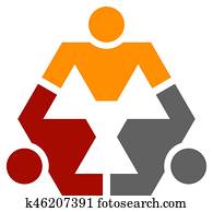 human community hexagon symbol human community hexagon symbol