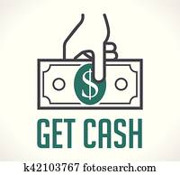 Logo - get money