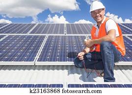 Solar panel technician Solar panel technician