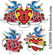 style tattoo swallow style tattoo swallow