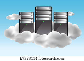 Cloud computing concept Cloud computing concept