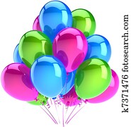 Happy birthday balloons decoration Happy birthday balloons decoration