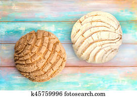 Mexican Conchas sweet bread Mexican Conchas sweet bread