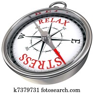 relax stress red words on compass relax stress red words on compass