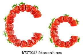 Strawberry alphabet - C Strawberry alphabet - C