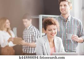 Team working together