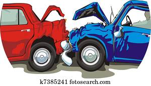 Car Crash Illustrations | Our Top 1000+ Car Crash Stock Art | Fotosearch