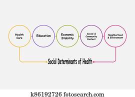 diagrama, de, social, determinants, de, saúde, com, keywords., eps, 10