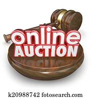 Online Auction Gavel Internet Bidding Web Site Win Buy Item Online Auction Gavel Internet Bidding Web Site Win Buy Item
