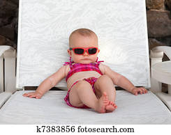 Serious beach baby Serious beach baby
