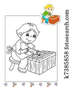 Works to be color, the carpenter Works to be color, the carpenter