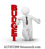 3, branche mand, aflægger, begreb, i, budget