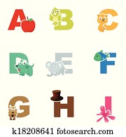 Alphabet illustration