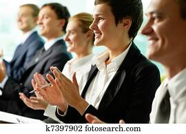 At lecture At lecture