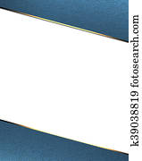 Blue frame on white background. Template for design. copy space for ad brochure or announcement invitation Blue frame on white background. Template for design. copy space for ad brochure or announcement invitation