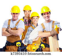 Contractors workers people.