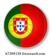 emblema, com, bandeira, de, portugal emblema, com, bandeira, de, portugal