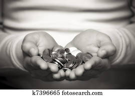 Giving money Giving money