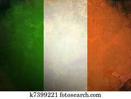Grunge Irish Flag Grunge Irish Flag