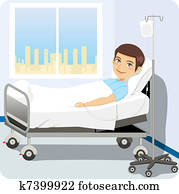 Man at Hospital Bed Man at Hospital Bed