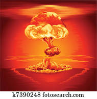 Nuclear explosion mushroom cloud Nuclear explosion mushroom cloud