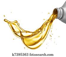 pouring oil pouring oil