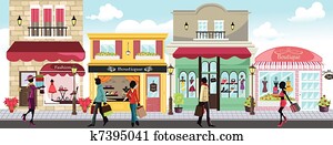 Shopping people Shopping people