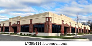 small business building panorama view small business building panorama view