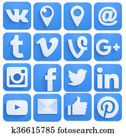 Social media icons Social media icons