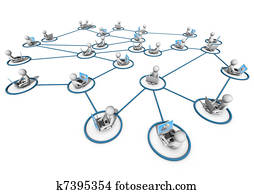 Social network concept