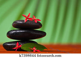 Spa & massage still life : balancing stones Spa & massage still life : balancing stones