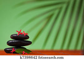 Spa & massage still life of balancing stones Spa & massage still life of balancing stones