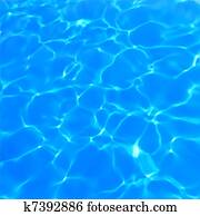 Swimming Pool Water Texture. Vector Swimming Pool Water Texture. Vector