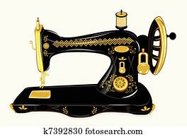 ישן, מכונת תפירה