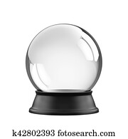 Empty snow globe isolated illustration render Snow Globe Images | Our Top 1000+ Snow Globe Stock Photos | Fotosearch