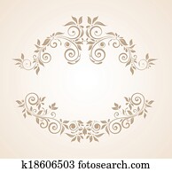 Floral vintage frame Floral vintage frame