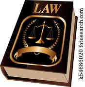 Law Book with Seal Law Book with Seal