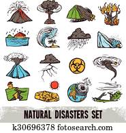 Natural Disasters Color Set Natural Disasters Color Set