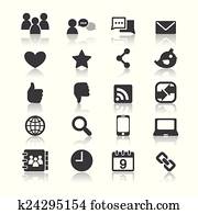 Social Media icons Social Media icons