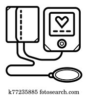 Blood Pressure Icon Vector Blood Pressure Icon Vector